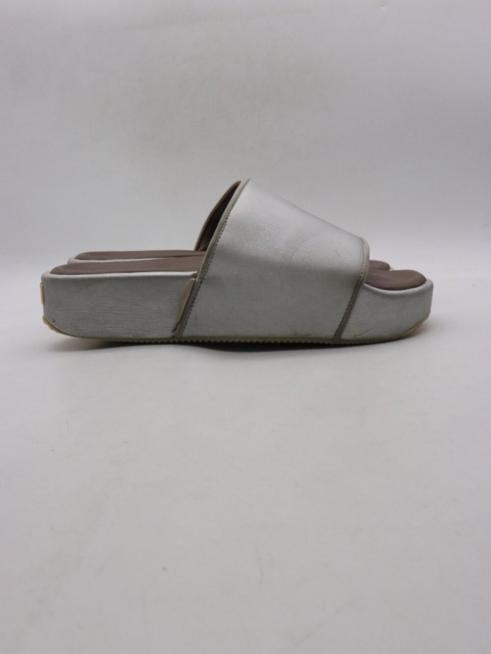 Adidas Y-3 Silver Sandals Men's Size 10 Casual Slide Shoes HQ3665